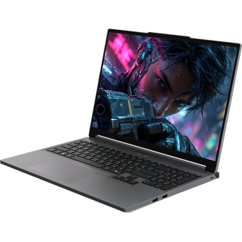  Ноутбук MAIBENBEN X-Treme Typhoon X16C (X16C-R725560F44HG4E10-Win11) Ryzen 7 H 255 16Gb SSD 512Gb NVIDIA RTX 5060 8Gb 16 WUXGA IPS Cam 60Вт*ч Серый 