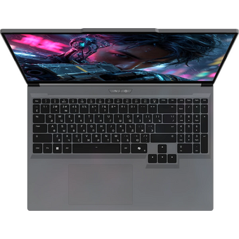  Ноутбук MAIBENBEN X-Treme Typhoon X16C (X16C-R725560F44HG4E10-Win11) Ryzen 7 H 255 16Gb SSD 512Gb NVIDIA RTX 5060 8Gb 16 WUXGA IPS Cam 60Вт*ч Серый 