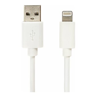  Кабель SONNEN 513559 USB2.0-Lightning, 1м медь белый 