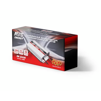  Автомобильный инвертор AVS IN-2430 Energy 24/12V 360W 