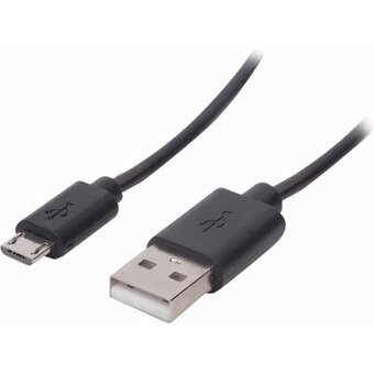  Кабель SONNEN 513115 USB 2.0-micro USB, 1м медь черный 
