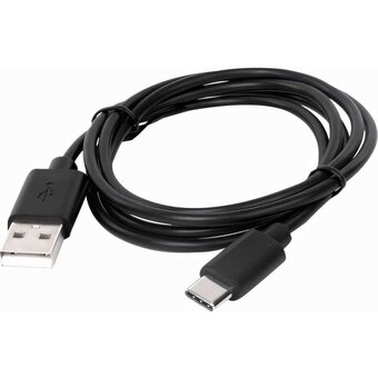  Кабель SONNEN 513117 USB 2.0-Type-C, 1м медь черный 