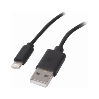  Кабель SONNEN 513116 USB 2.0-Lightning, 1м медь черный 