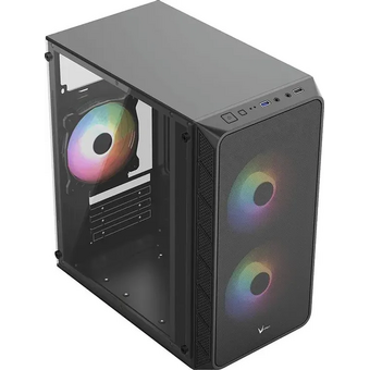  Корпус Formula Air Mesh G4 Plus AR (air mesh g4 plus black ar), без БП, mATX, черный 