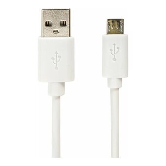  Кабель SONNEN 513557 USB2.0-micro USB, 1м медь белый 