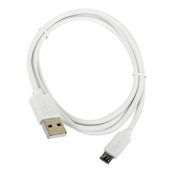  Кабель SONNEN 513557 USB2.0-micro USB, 1м медь белый 