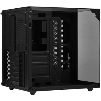  Корпус DEFENDER CryoCube (25201) Miditower ATX Micro-ATX Mini-ITX W/O PSU USB1.1+3.0+Type-C+audio черный с окном 