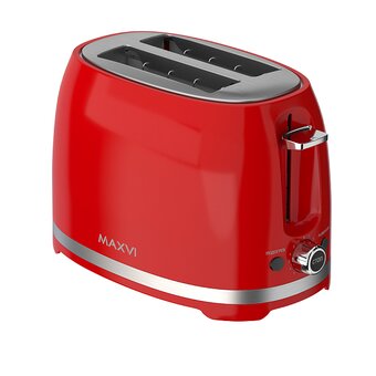  Тостер Maxvi KT821P красный 