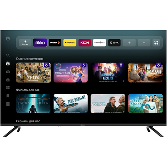  Телевизор Sber SDX 55UQ6000DGA черный 