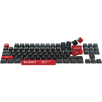  Клавиатура A4Tech Bloody AT87 черный/красный 
