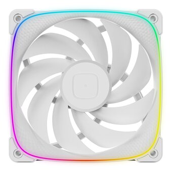  Комплект вентиляторов (3 шт.) Geometric Future Squama 3003W-12 White (1F3003W312000) 120mm / ARGB, PWM, 120x120x30 mm, 800-2300 RPM, 84.0 CFM 
