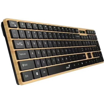  Клавиатура беспроводная Genius SlimStar 7250BT шоколадные клавиши/дерево 