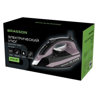  Утюг BRASSON SI-2340 графит/розовый 