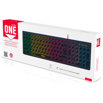  Клавиатура проводная SMARTBUY One 250 (SBK-250U-K) черная 