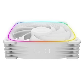  Комплект вентиляторов (3 шт.) Geometric Future Squama 3003W-12 White (1F3003W312000) 120mm / ARGB, PWM, 120x120x30 mm, 800-2300 RPM, 84.0 CFM 