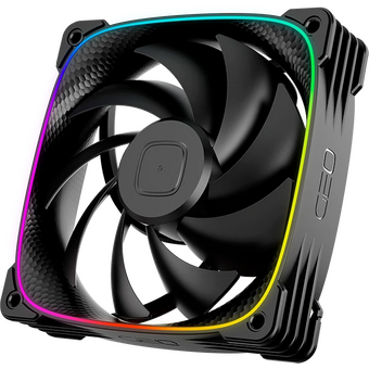  Вентилятор Geometric Future Squama 3003B-12 Black (1F3003B112000) 120mm / ARGB, PWM, 120x120x30 mm, 800-2300 RPM, 84.0 CFM, 35.8 dBA 