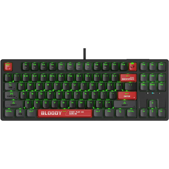  Клавиатура A4Tech Bloody AT87 черный/красный 