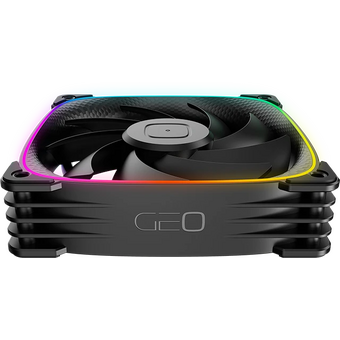  Вентилятор Geometric Future Squama 3003B-12 Black (1F3003B112000) 120mm / ARGB, PWM, 120x120x30 mm, 800-2300 RPM, 84.0 CFM, 35.8 dBA 