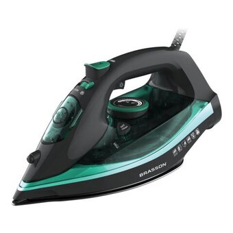  Утюг BRASSON SI-2550 графит/бирюзовый 
