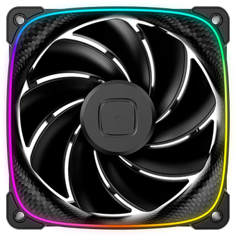  Вентилятор Geometric Future Squama 3003RB-12 Reverse Black (1F3003R112000) 120mm / ARGB, PWM, 120x120x30 mm, 800-2250 RPM, 76.0 CFM, 36.4 dBA 