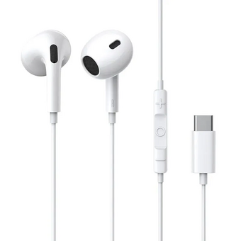  Наушники Baseus Encok CZ17 Semi-In-Ear Wired Earphones Moon White A00170000213-Z1 