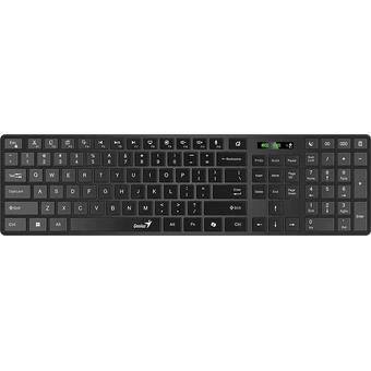  Клавиатура беспроводная Genius SlimStar 7250BT шоколадные клавиши/черный 