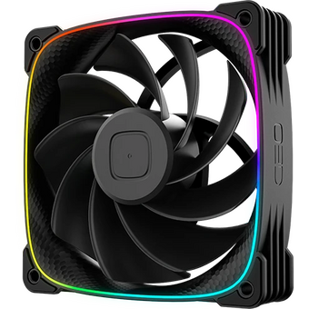  Вентилятор Geometric Future Squama 3003RB-12 Reverse Black (1F3003R112000) 120mm / ARGB, PWM, 120x120x30 mm, 800-2250 RPM, 76.0 CFM, 36.4 dBA 
