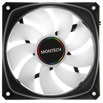  Вентилятор Montech RX120 Pro (MNT-RX120PRO-B) ARGB PWM Black 