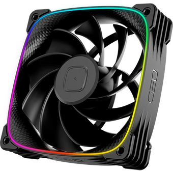  Вентилятор Geometric Future Squama 3003RB-12 Reverse Black (1F3003R112000) 120mm / ARGB, PWM, 120x120x30 mm, 800-2250 RPM, 76.0 CFM, 36.4 dBA 