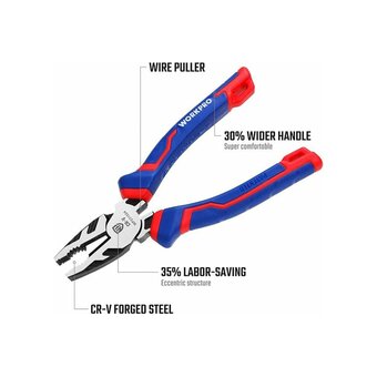  Плоскогубцы WORKPRO WP231025 180мм 