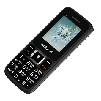  Мобильный телефон Maxvi C3i Black 