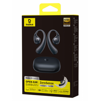  Наушники Baseus Eli Sport 2 Open-Ear True Wireless Earbuds Cosmic Black A0102703 
