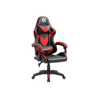  УЦ Кресло DEFENDER XCom (64337) игровое Black/Red PU (плохая упаковка, дырка у спинки и сломана одна собачка,рваная и треснутая часть на подлокотнике) 