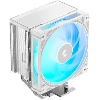  Кулер DEEPCOOL AG600 WH ARGB LGA1851/1700/AM5/AM4 (TDP 270W, PWM, Fan 120mm, 6 тепл. трубок, белый) Ret 