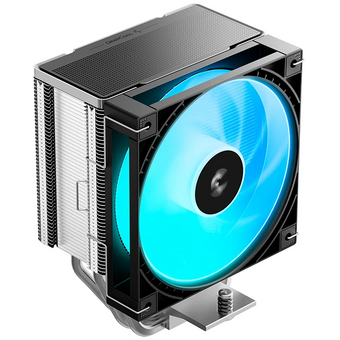  Кулер DEEPCOOL AG600 ARGB LGA1851/1700/AM5/AM4 (TDP 270W, PWM, ARGB Fan 120mm, 6 тепл. трубок, черный) Ret 