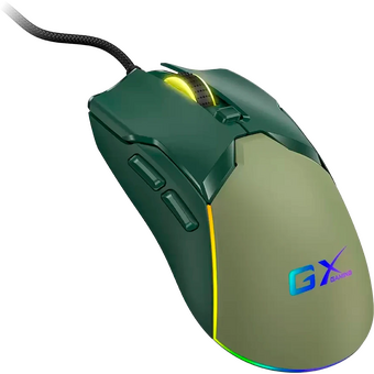  Мышь Genius Scorpion M700 кабель 1.8м/зеленый 