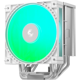 Кулер DEEPCOOL AG600 WH ARGB LGA1851/1700/AM5/AM4 (TDP 270W, PWM, Fan 120mm, 6 тепл. трубок, белый) Ret 