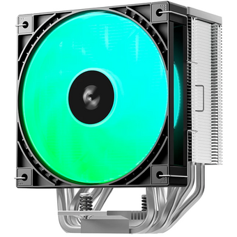  Кулер DEEPCOOL AG600 ARGB LGA1851/1700/AM5/AM4 (TDP 270W, PWM, ARGB Fan 120mm, 6 тепл. трубок, черный) Ret 