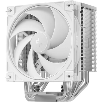  Кулер DEEPCOOL AG600 WH LGA1851/1700/AM5/AM4 (TDP 270W, PWM, Fan 120mm, 6 тепл. трубок, белый) Ret 
