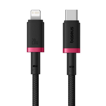  Кабель Baseus P10377800U01-03 Dura Series Fast Charging Cable Type-C to iP 20W 2m Red+Black 