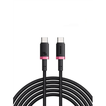  Кабель Baseus P10377803U03-01 Dura Fast Charging Data Cable USB-C to USB-C 240W 1m Red Black 