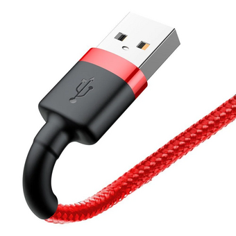 Кабель Baseus CALKLF-R09 cafule Cable USB For iP 2A 3m Red+Red 