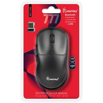  Мышь беспроводная Smartbuy X7 SBM777DAG черная 
