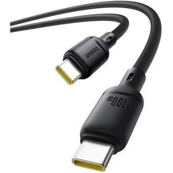  Кабель Baseus P10377704113-01 Silky Series Fast Charging Cable Type-C to Type-C 100W 2m Cluster Black 