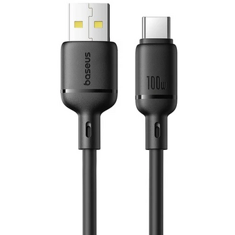  Кабель Baseus P10377703113-01 Silky Series Fast Charging Cable USB to Type-C 100W 2m Cluster Black 
