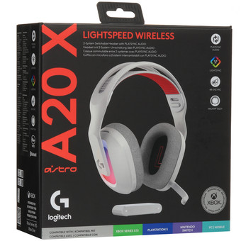  Гарнитура Logitech A20 X Wireless Gaming Headset White 939-002253 