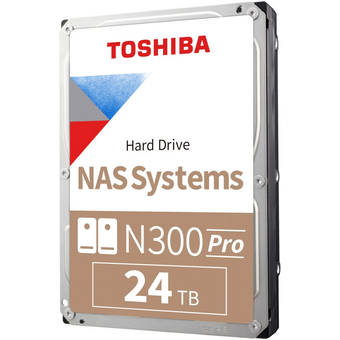  HDD Toshiba N300 Pro NAS 24Tb (HDWG82EXZSTB) SATA3 3.5" 7200 1024Mb 6Gb/s 1 year warranty 