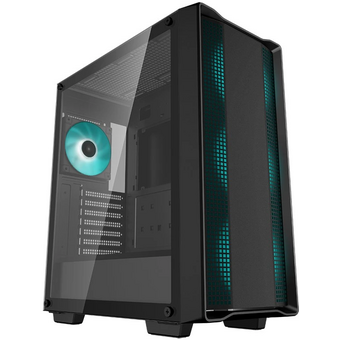  Корпус Deepcool CC560 V2 черный, без БП, ATX, боковая панель из закаленного стекла, USB 3.0, USB 2.0 