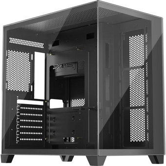  Корпус 1stPlayer MV8-TP (MV8-TP-BK-3F7R-1F7) без БП Black 