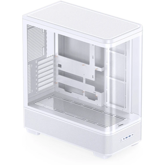  Корпус JONSBO TK-5 White, TG (aquarium), 3x140mm ARGB Fan, 4x120mm ARGB Fan, mini-ITX, mATX, ATX, белый 